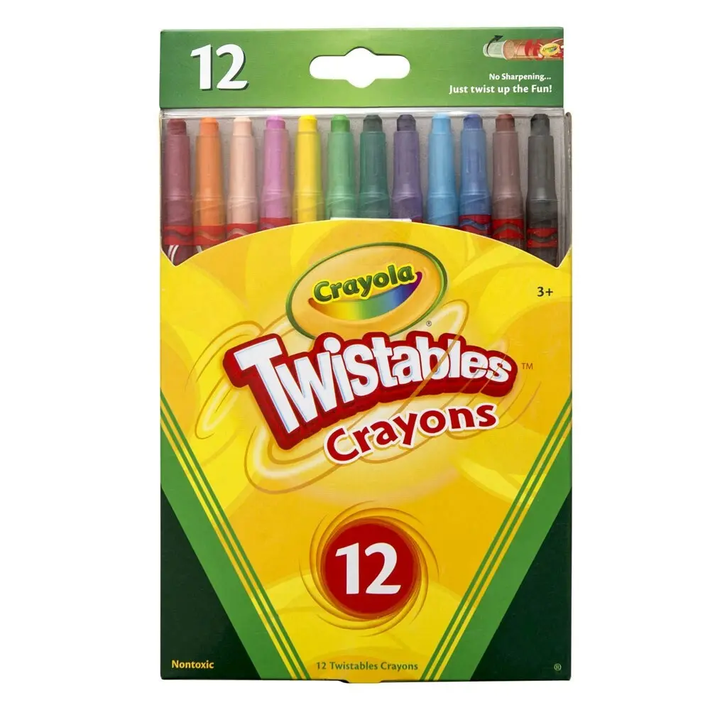 12pc Crayola Twistables Crayons Colouring Drawing Arts/Craft Kids/Children 3y+ - Hobbies