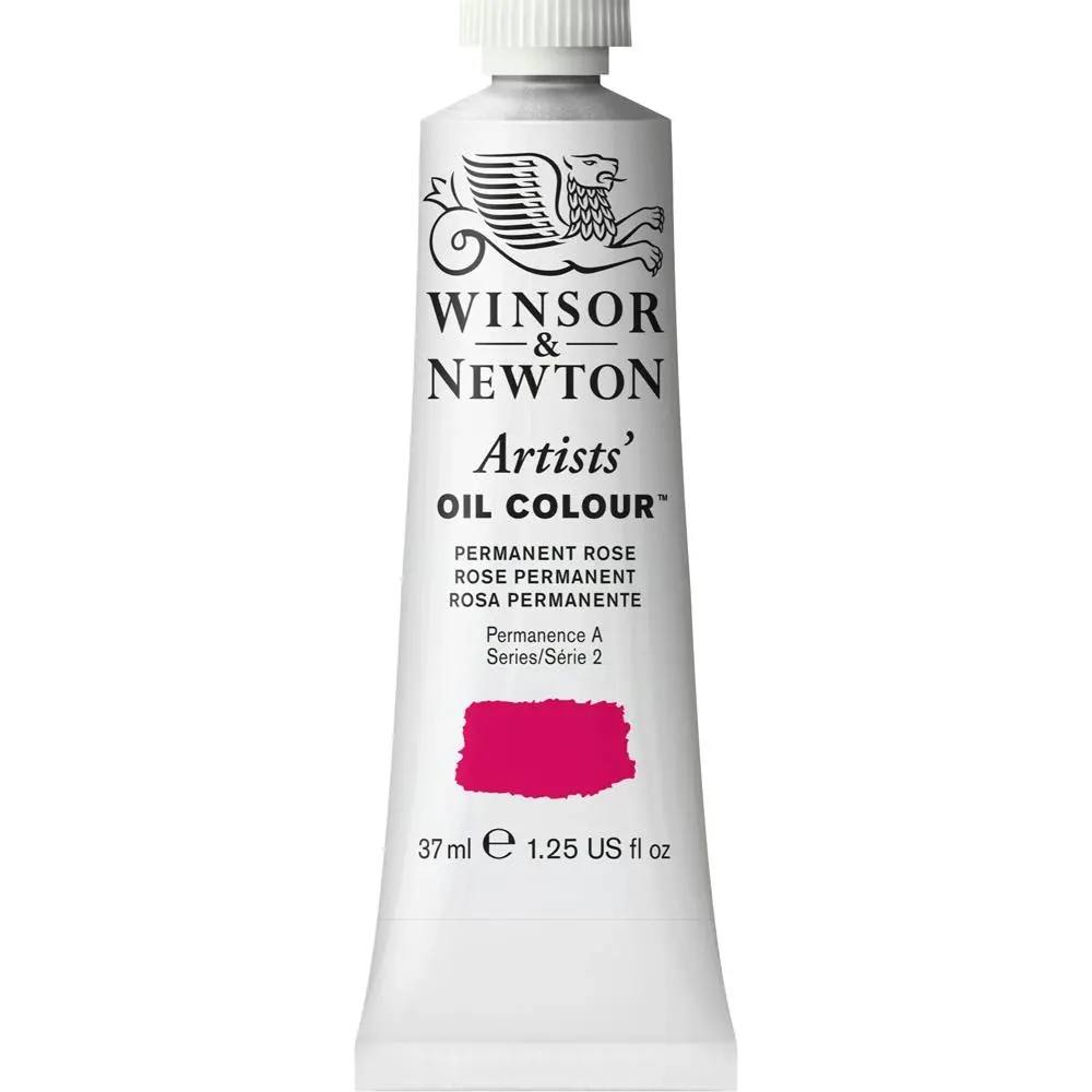 Winsor & Newton Artists Oil Colour 37ml Art Paint Tube Permanent Rose Series 2 - Hobbies