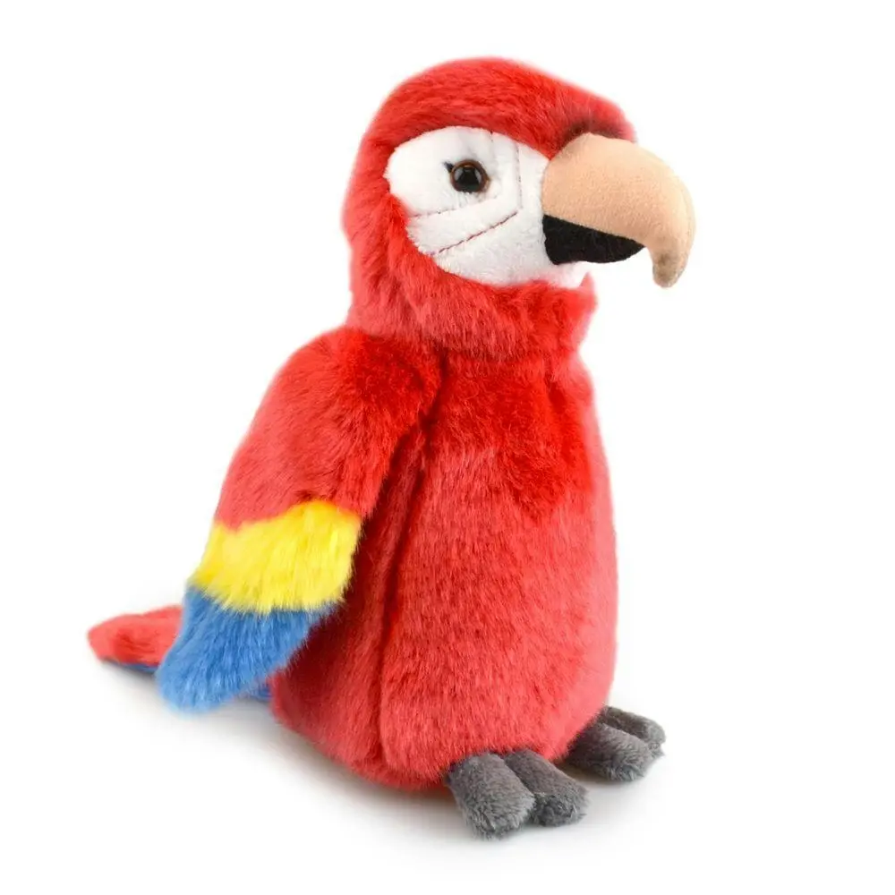 Lil Friends 18cm Parrot Kids/Children/Toddler Soft Plush Animal Toy Red 3y+ - Toys & Games