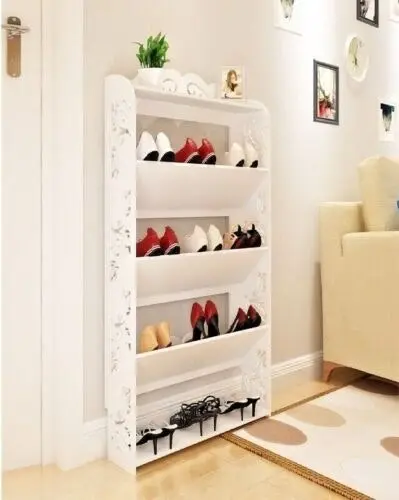 Large Shoe Display Rack Storage Organiser - Home & Garden