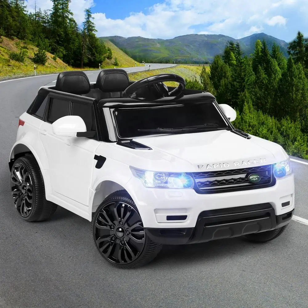 Alfordson Ride On Car Kids Remote Car Toy MP3 LED Light White - Toys & Games