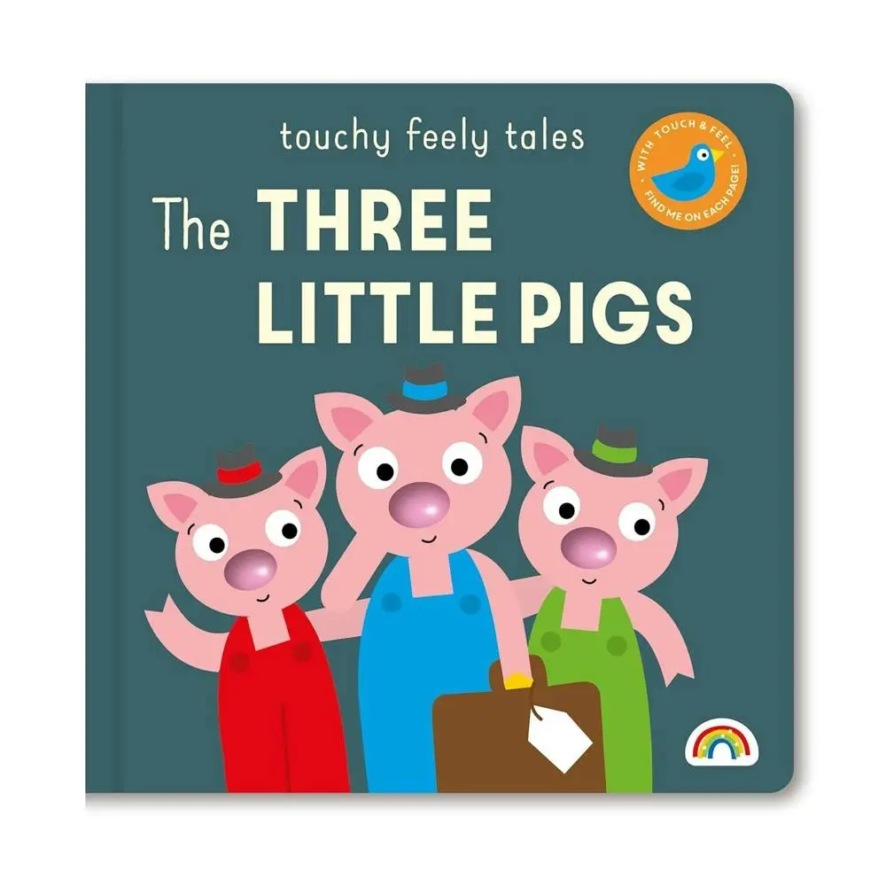 Really Decent Books Touchy Feely Tales Three Little Pigs Kids Story Book 1y+ - Office