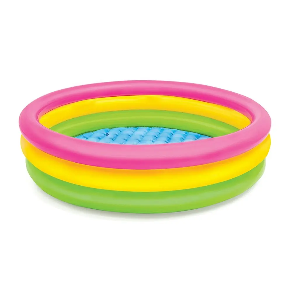 Intex Sunset Glow 1.14mx25cm Kids/Children Swimming Pool Inflatable Outdoor Toy - Home & Garden