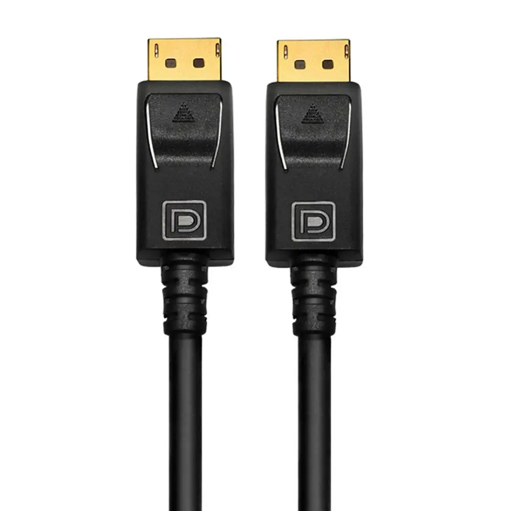 Cruxtec 3m DP 1.4 8K Displayport Male to Male Cable Display Port Connector Black - Electronics