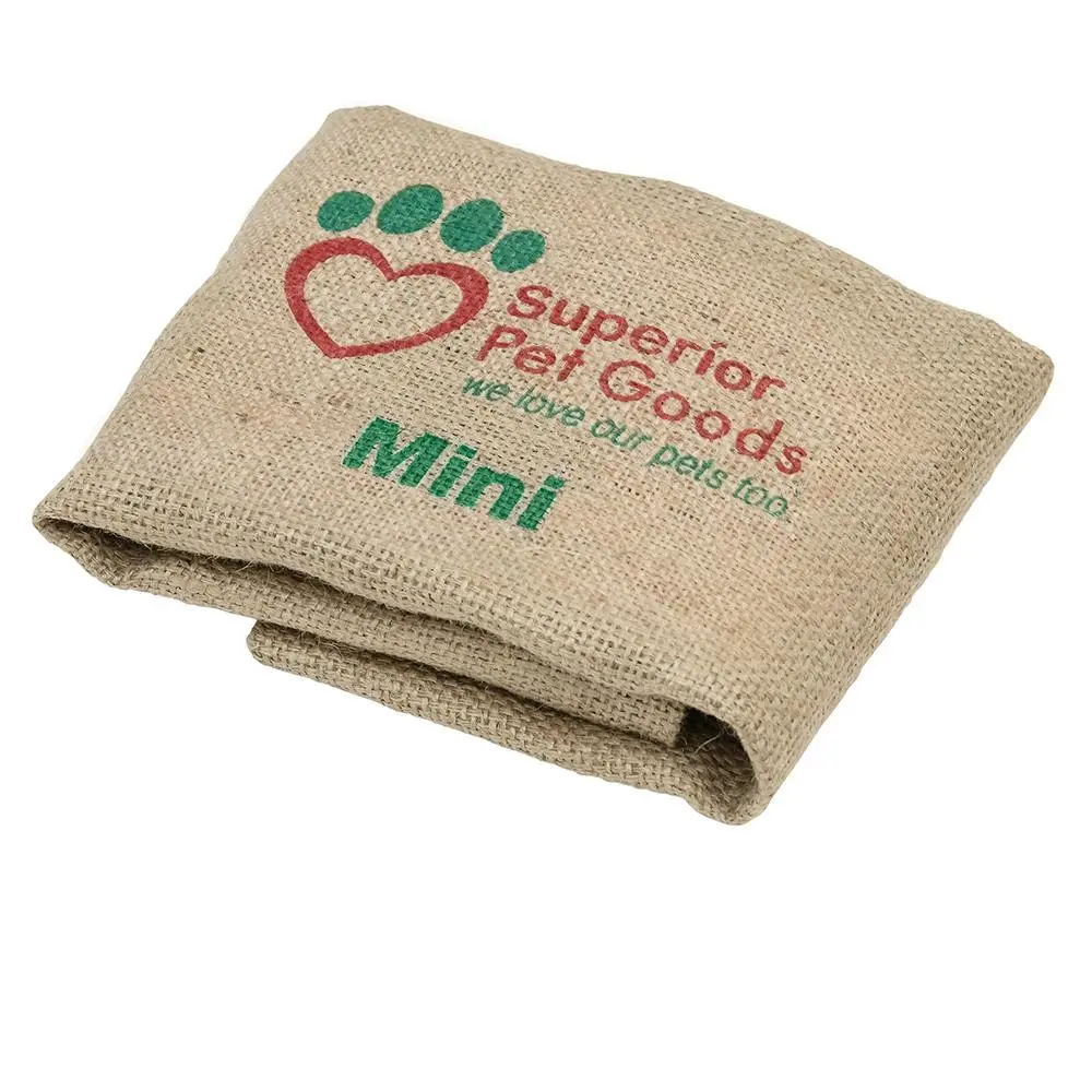 Superior Pet Goods 82x54cm Mini Fitted Sheet Hessian Cover for Dog Bed Frame - Pets