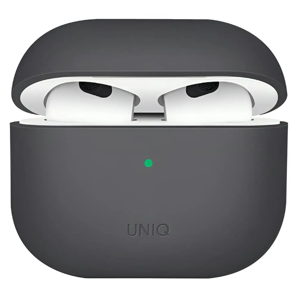 UNIQ Lino Silicone AirPods Case (3rd Gen) - Grey