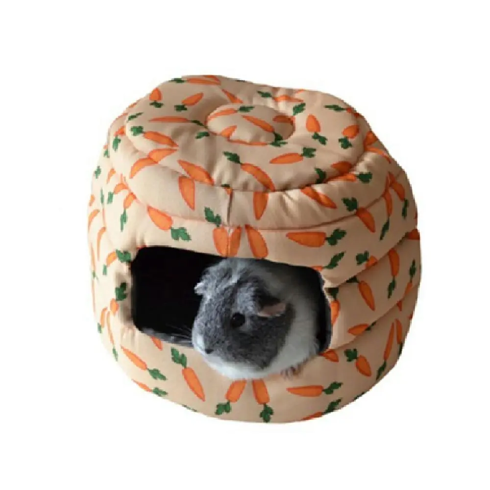 Rosewood 2-in-1 Carrot Beehive Ferret/Hamster Pet Bed/Lounge Peach Assorted