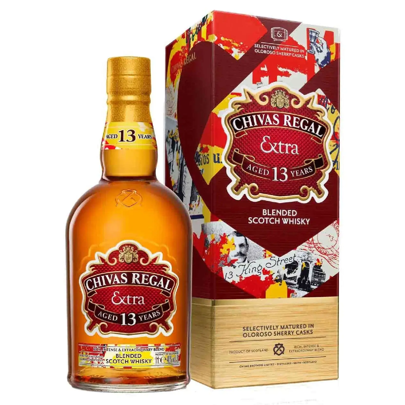 Chivas Regal Extra 13 Year Old Sherry Cask Blended Scotch Whisky 700ml - Alcohol
