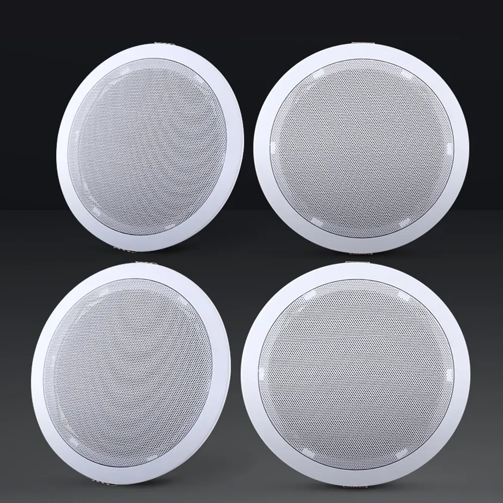 Giantz 6''Ceiling Speakers In Wall Speaker Home Audio Stereos Tweeter 4pcs - Electronics