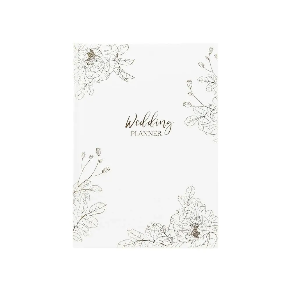 Splosh A5 Hardcover Wedding Planner Organiser Journal Engagement Book 15x21cm - Hobbies