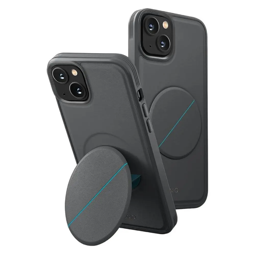UNIQ NOVO MagneticPop Case (Suits iPhone 14 Plus) - Grey