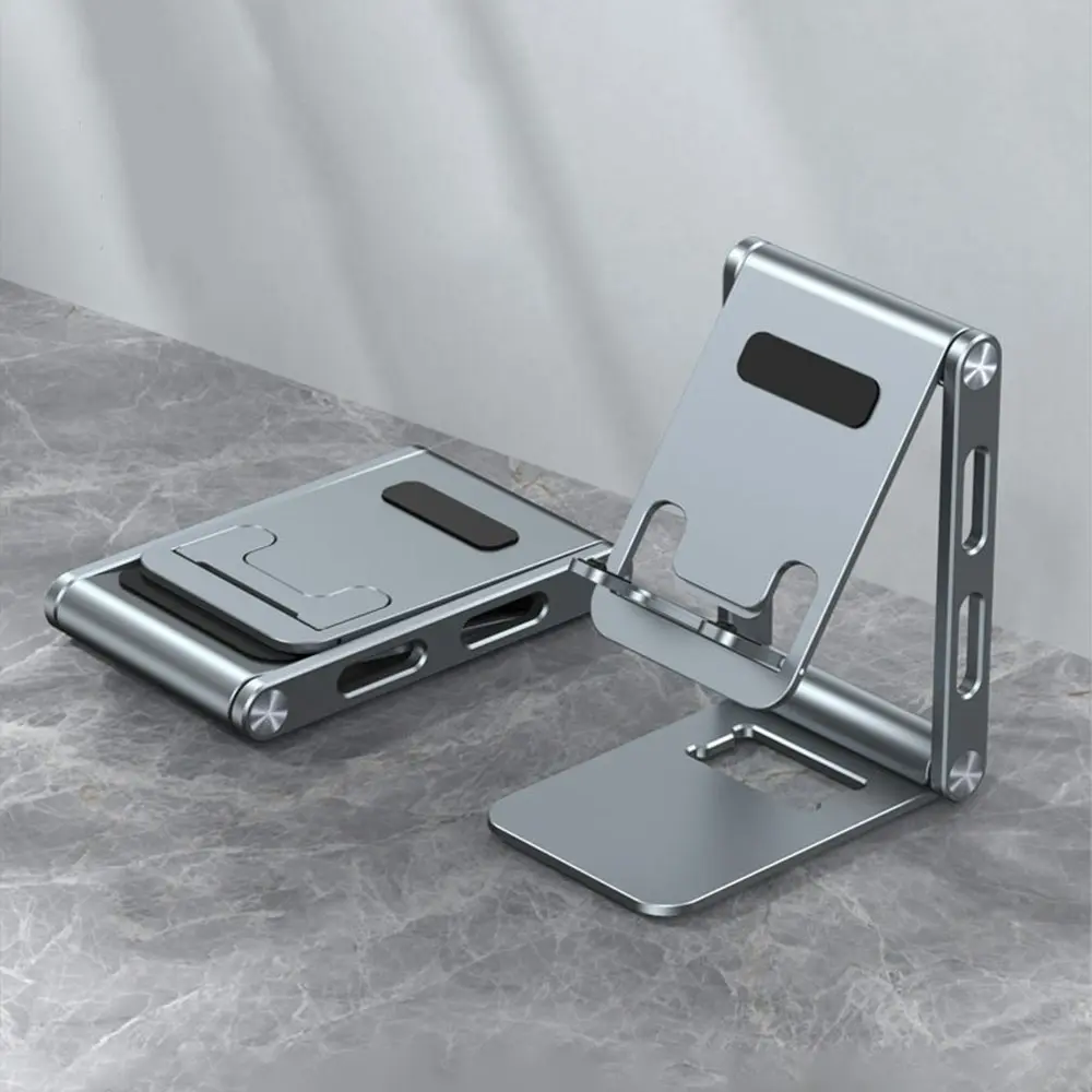 Rotating Mobile Phone Holder Metal Folding Portable Desktop Tablet Bracket - Electronics