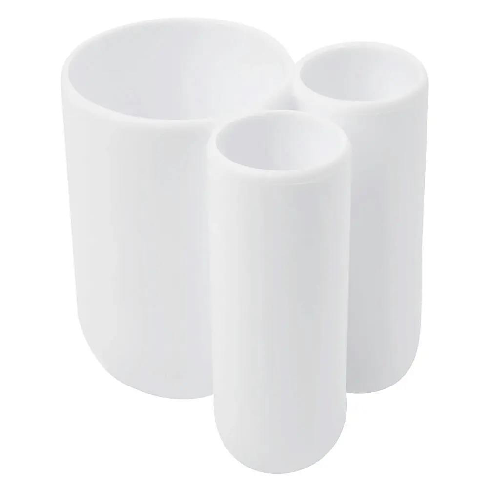 Umbra 10cm White Touch Toothbrush Cup Holder Home/Bathroom Storage/Organisation - Home & Garden