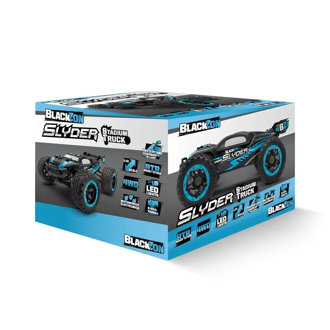 1/16 Blackzon Slyder ST 4WD Electric Stadium Truck - Blue