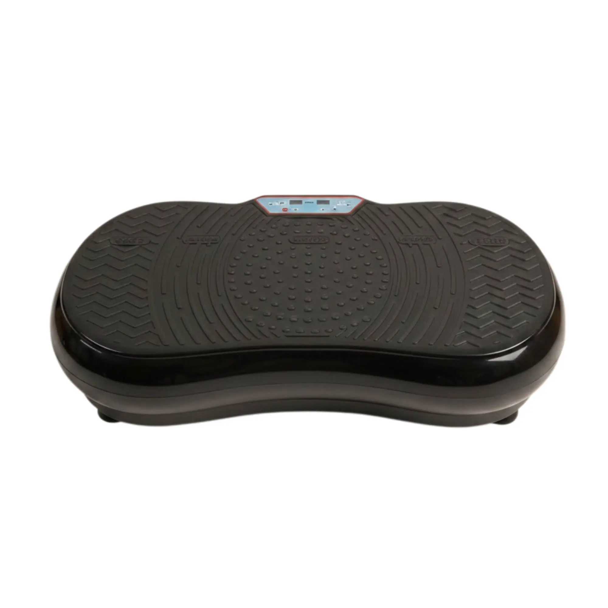 Social Hike 68cm Vibration Plate Machine Full Body Workout Platform Black - Sports & Outdoor