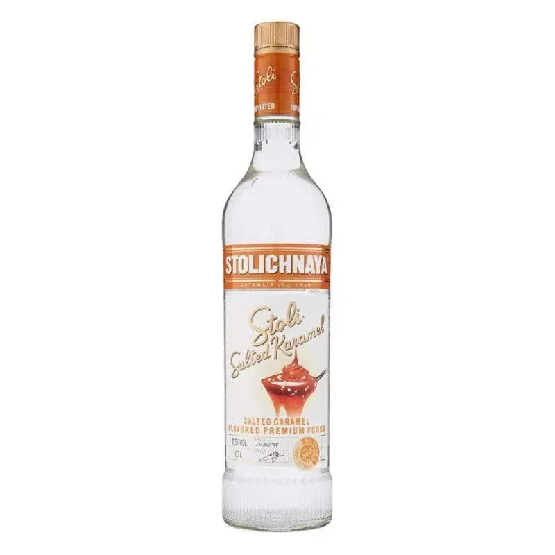 Stolichnaya 'Stoli' Salted Karamel Vodka 700ml - Alcohol