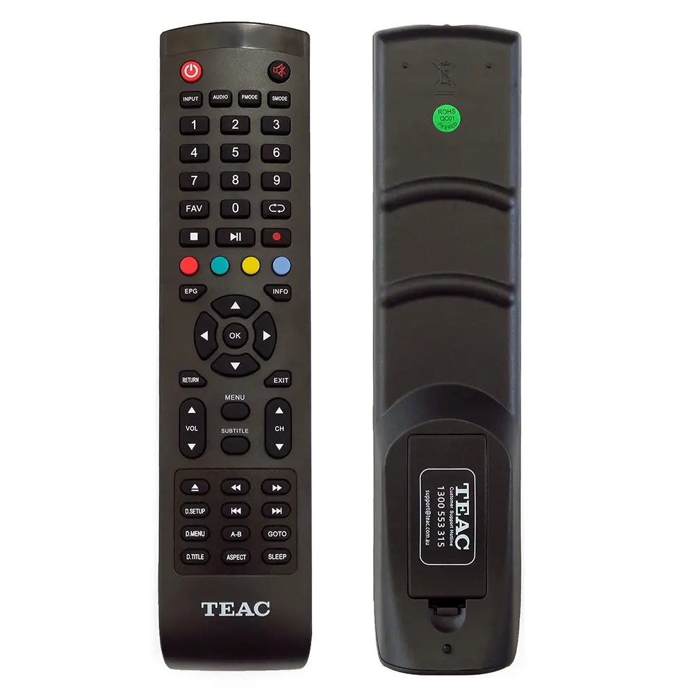 TEAC TV DVD COMBO Original Remote Control TRC1000 240602000542 GD3 A1 A317 A118 SERIES - Electronics