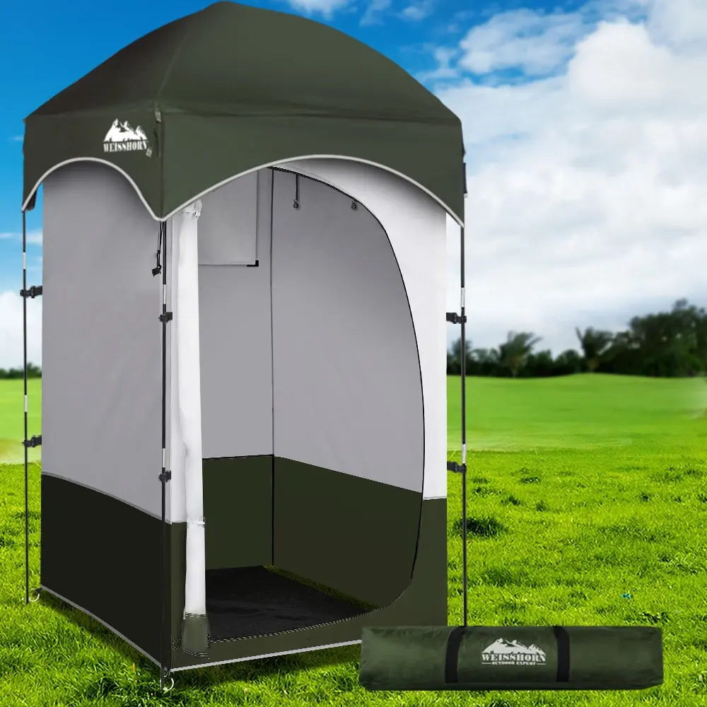 Weisshorn Camping Shower Toilet Tent Outdoor Portable Changing Room Ensuite - Sports & Outdoor