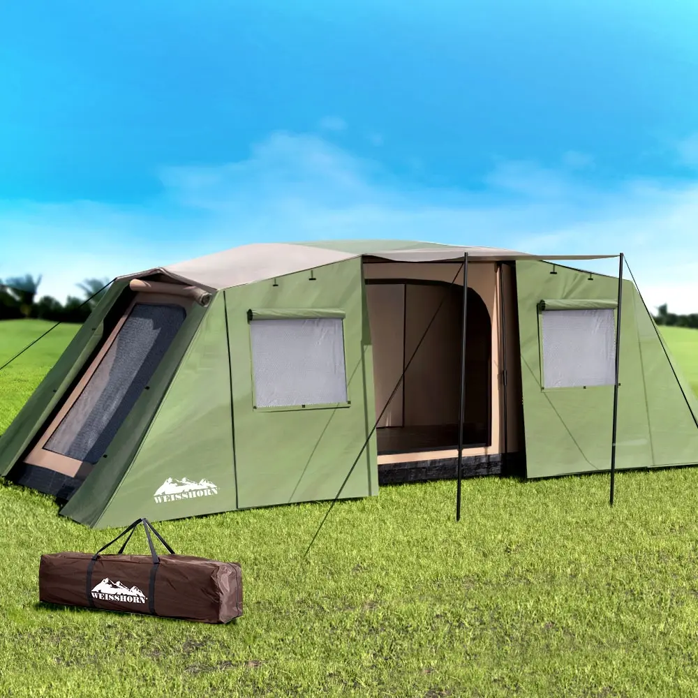 Weisshorn Instant Up Camping Tent 10 Person Outdoor Family Hiking Tents 3 Rooms - Sports & Outdoor