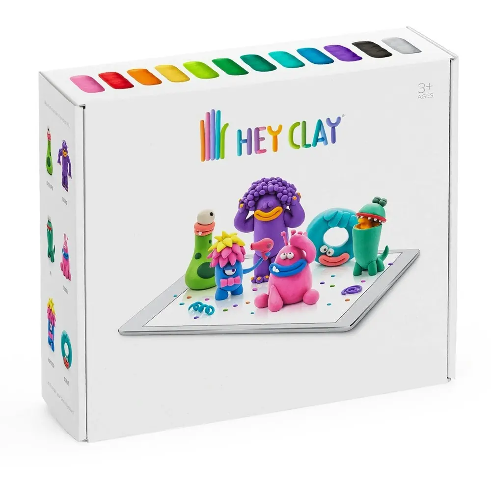 15pc Hey Clay Monsters Educational Fun Play Toy Set Kids/Children Toddler 3y+ - Hobbies