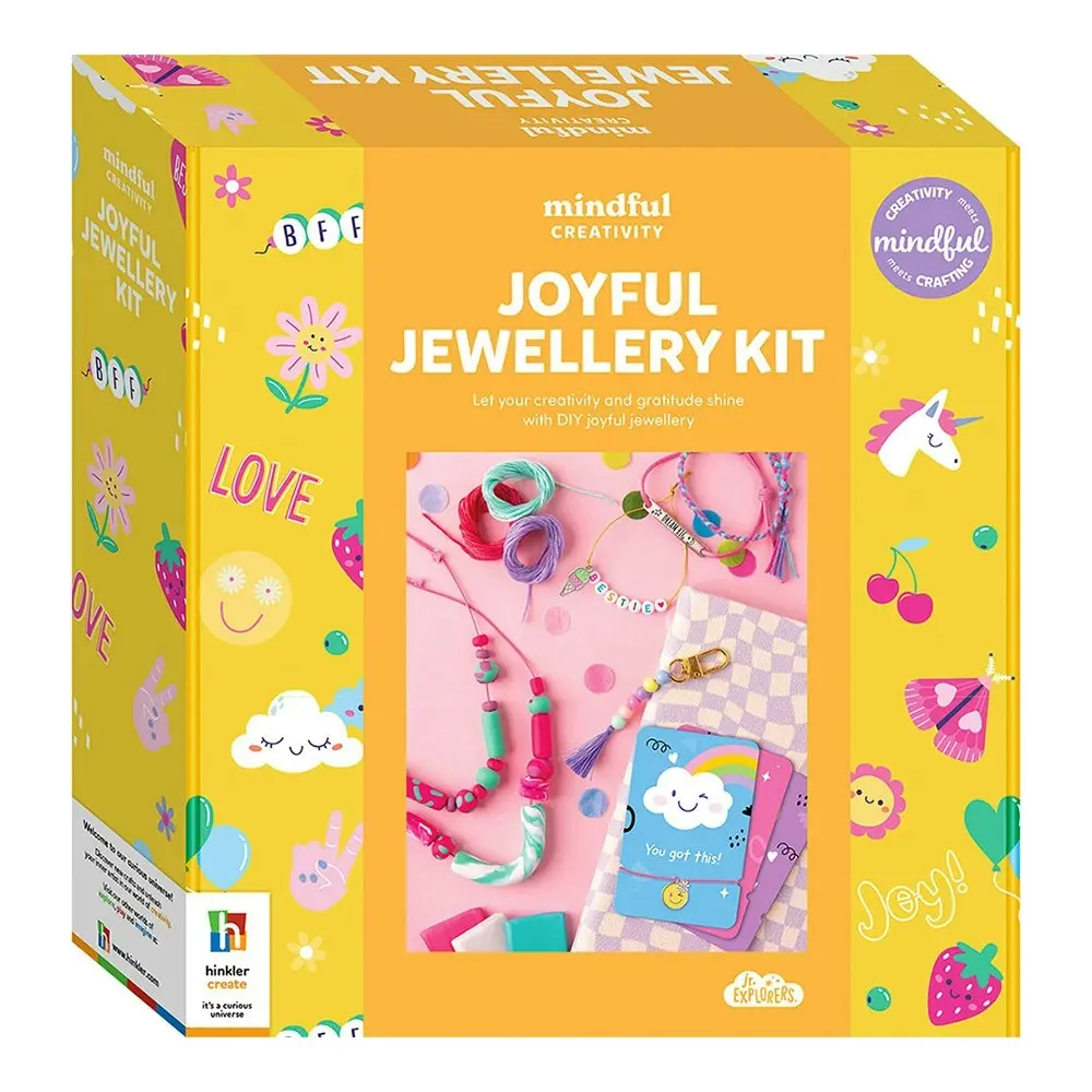 Junior Explorers Mindful Creativity: Joyful Jewellery Craft Project Kit 8y+ - Hobbies