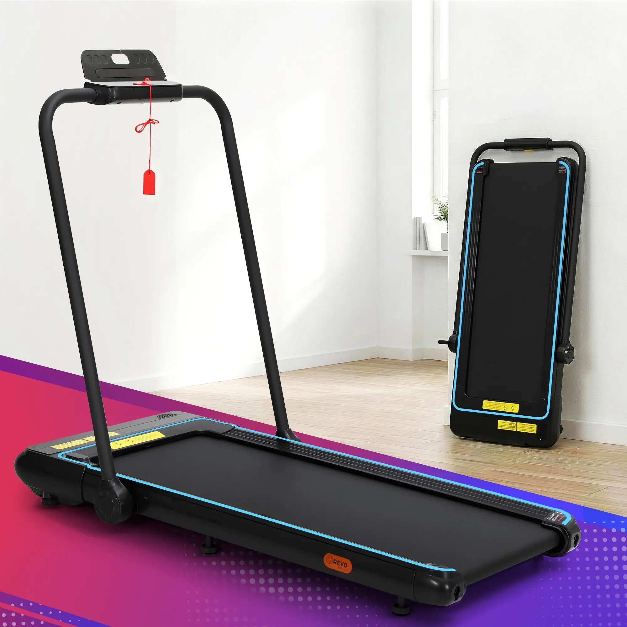 Everfit Treadmill Electric Walking Pad Under Desk Home Gym Fitness 420mm Remote - Sports & Outdoor