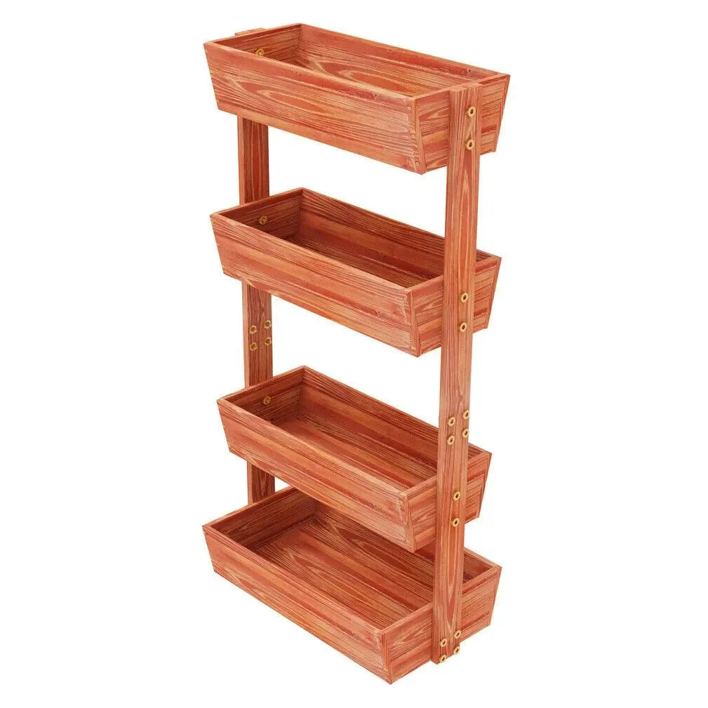 Four-Tier Vertical Garden Planter for Flowers, Vegetables, and Herbs