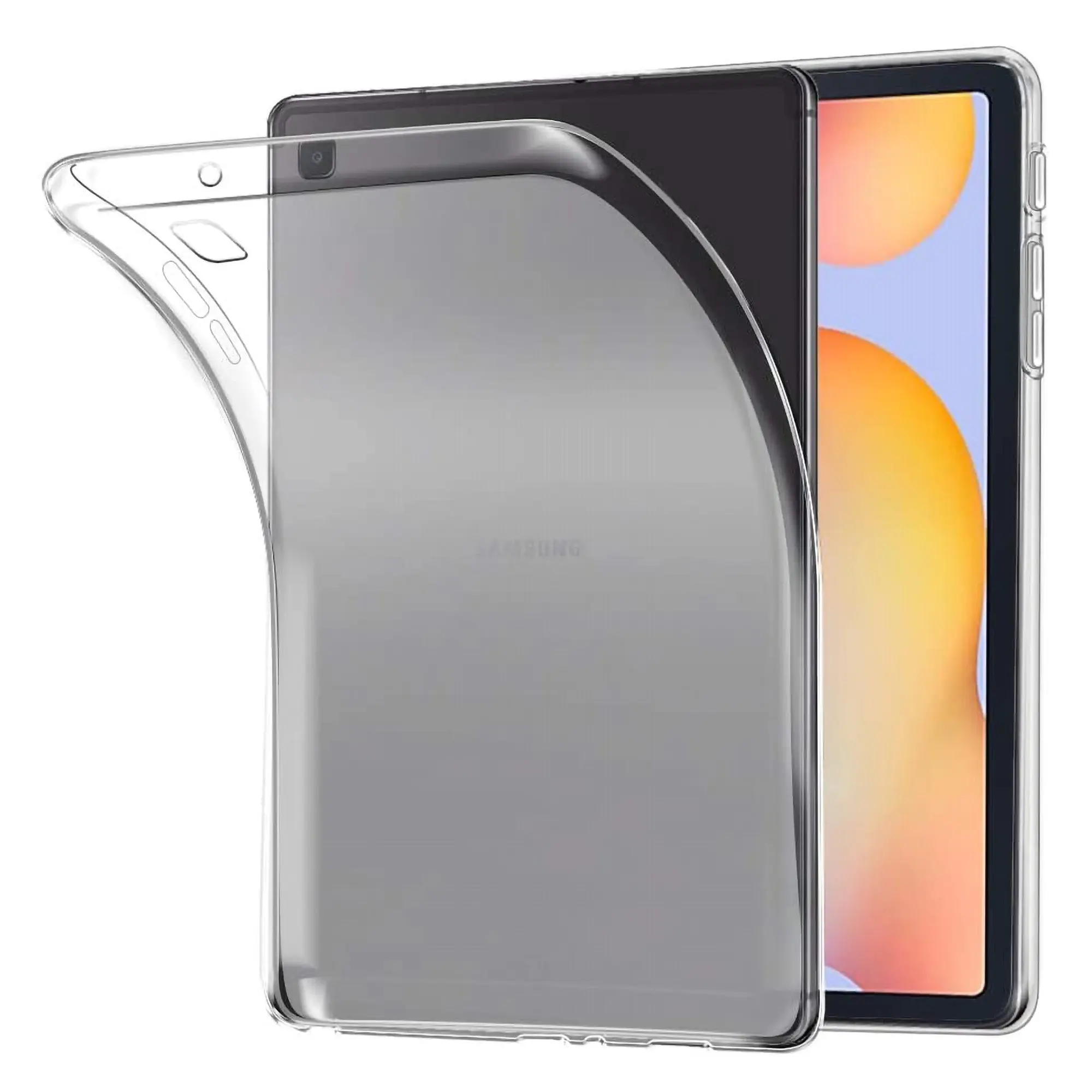 MEZON Samsung Galaxy Tab S6 Lite 10.4" Ultra-Thin Transparent Clear TPU Gel Case (SM-P610, P615)