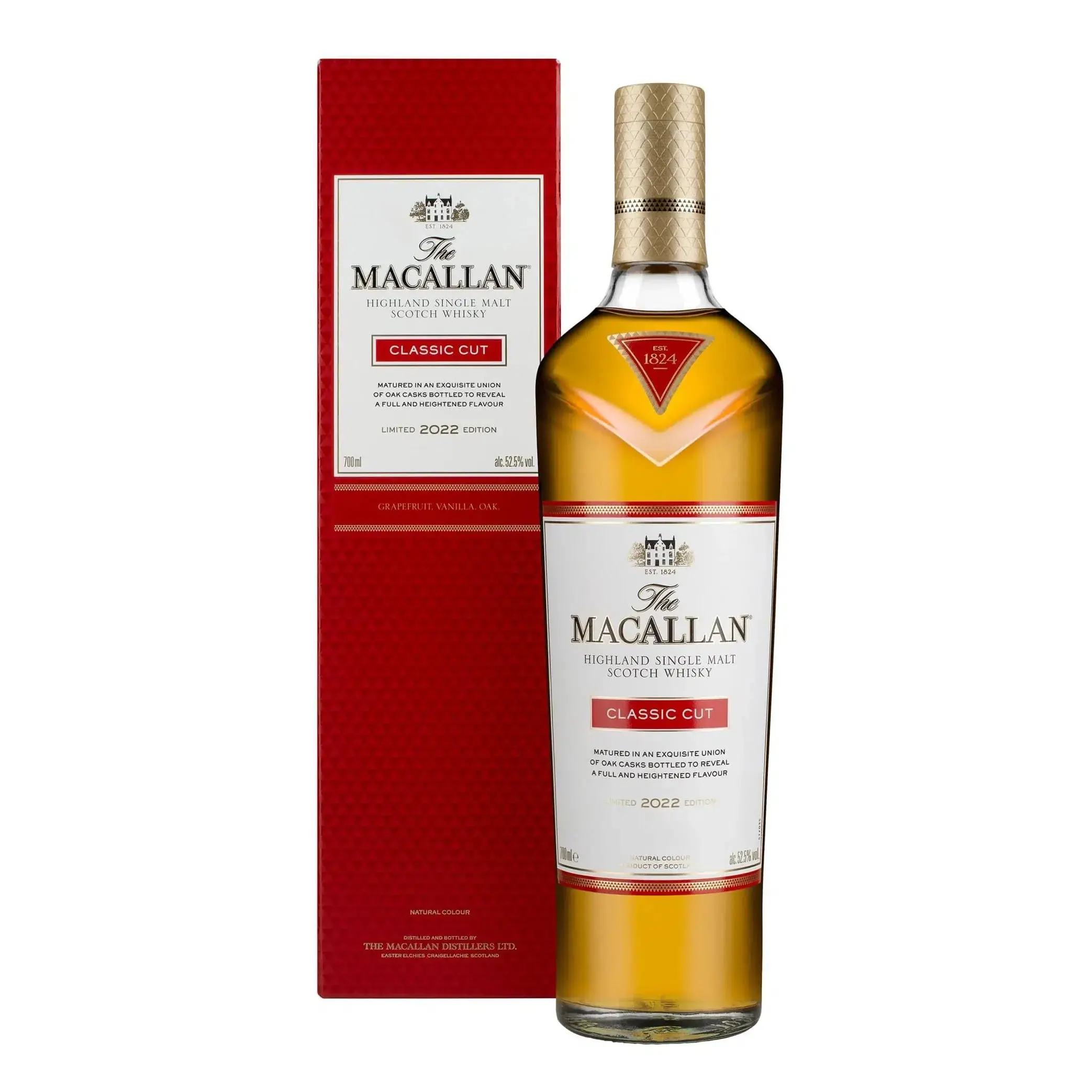 The Macallan Classic Cut 2022 Edition Cask Strength Single Malt Scotch Whisky 700ml - Alcohol