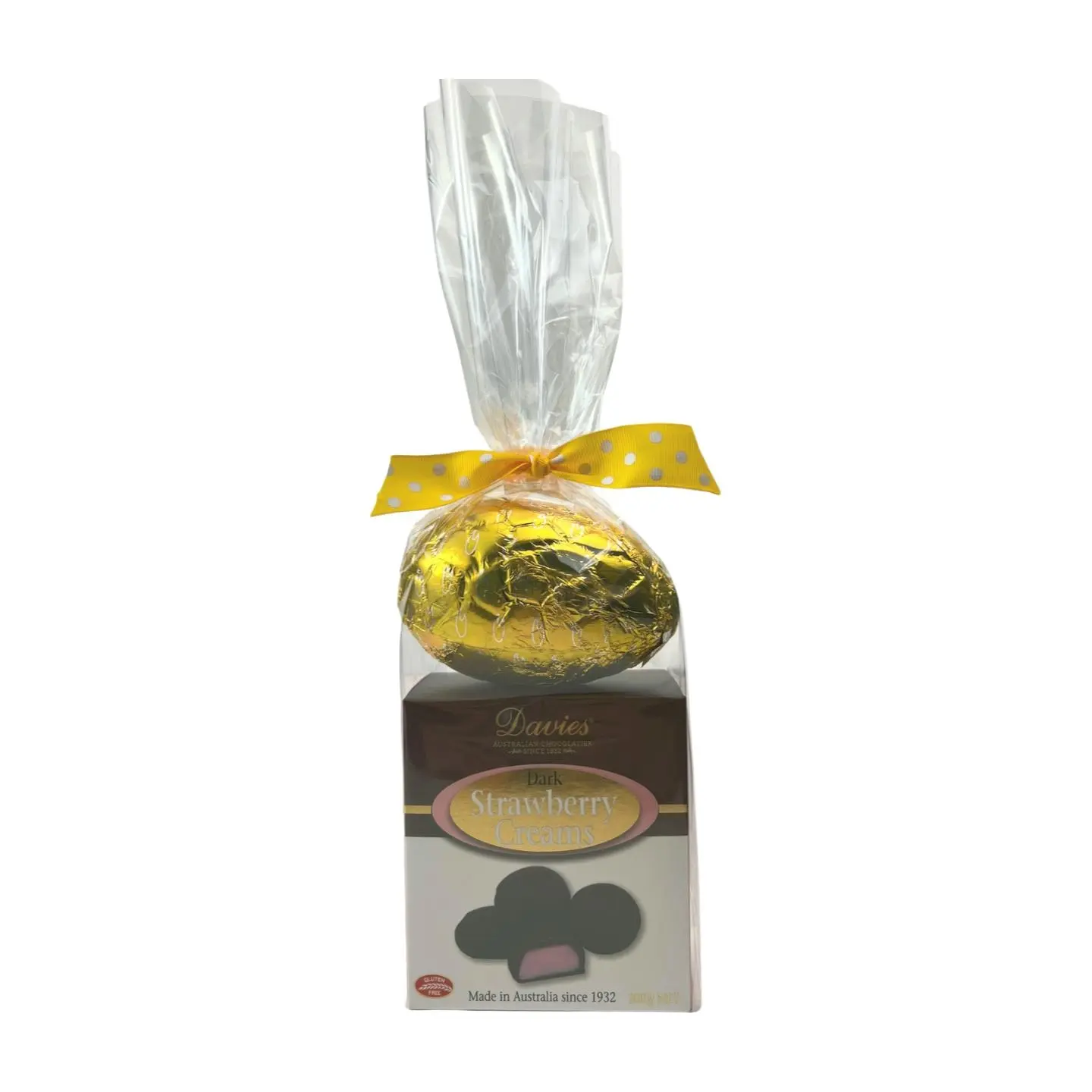 2026 Davies Dark Chocolate Strawberry Creams Easter Egg Pack - Groceries