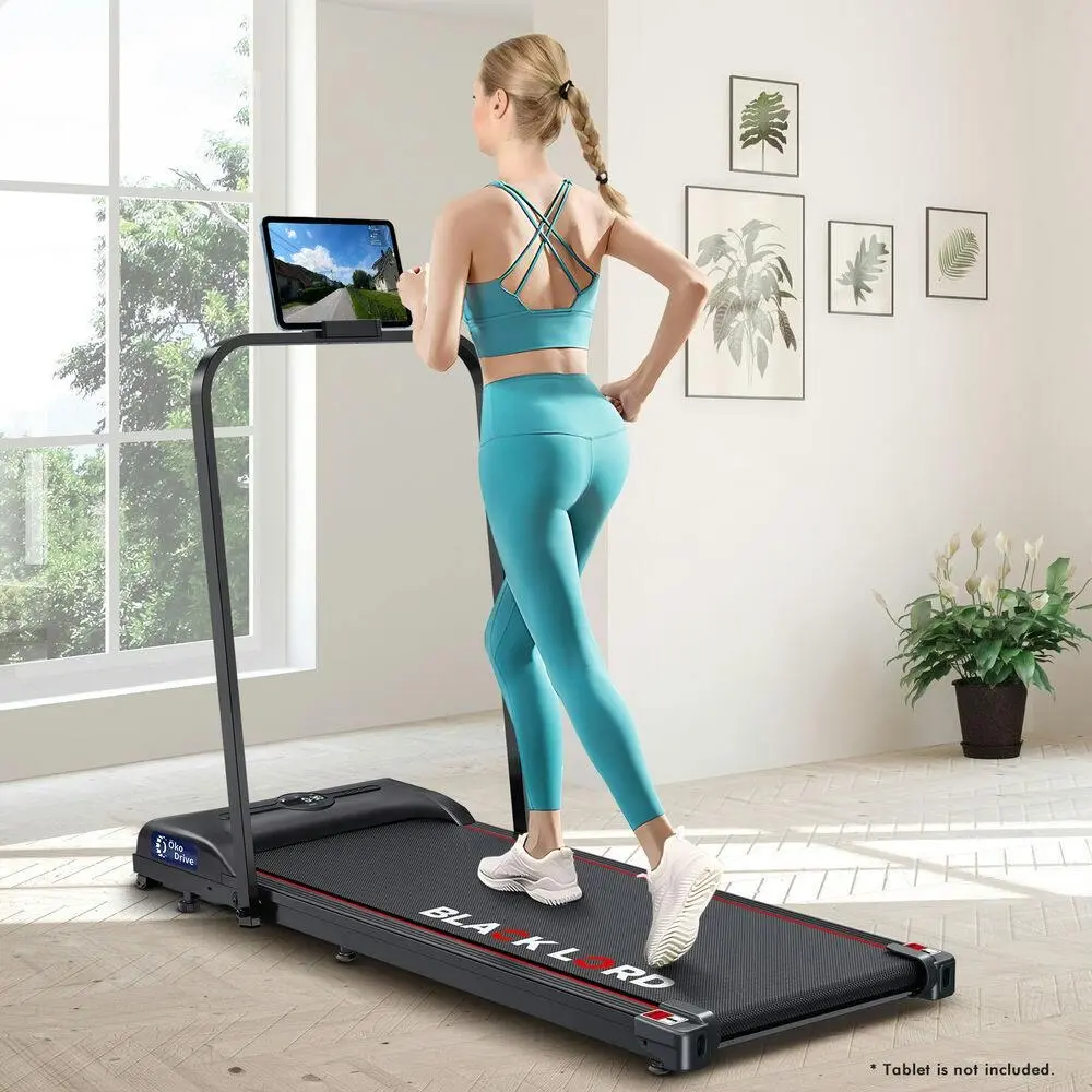 Black Lord Treadmill Electric Walking Pad Foldable Fitness Machine Home Gym - Shred Sale - Up to $400 off
