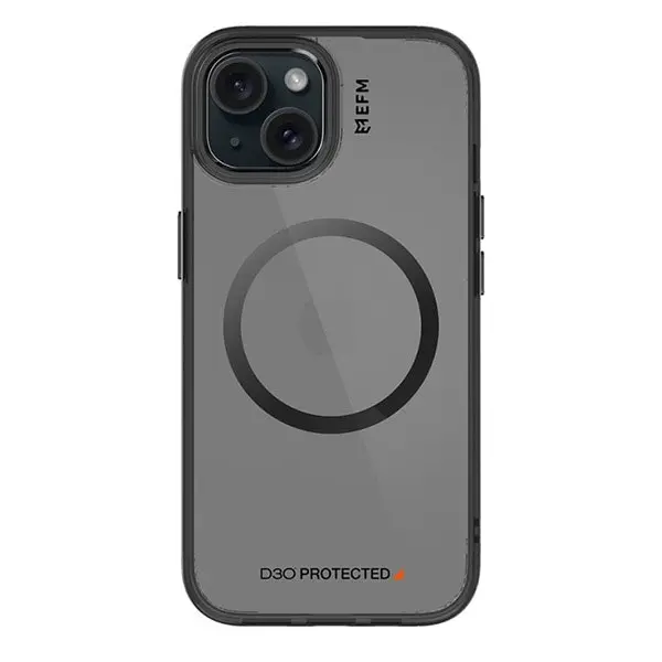 EFM Volta Armour with D3O BIO Case (Suits iPhone 15 Plus) - Black