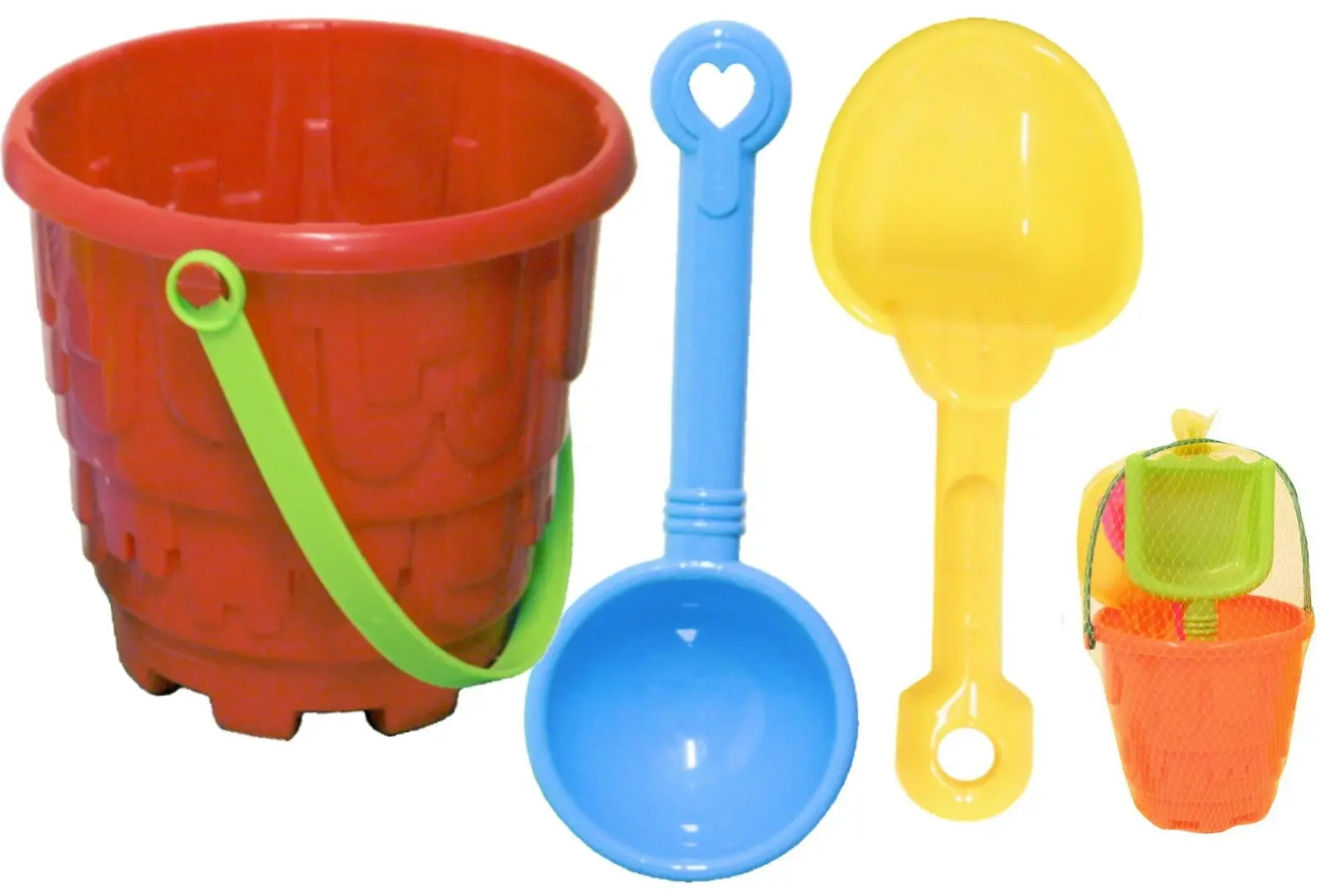4pc Round Castle Bucket Set - Toys & Games