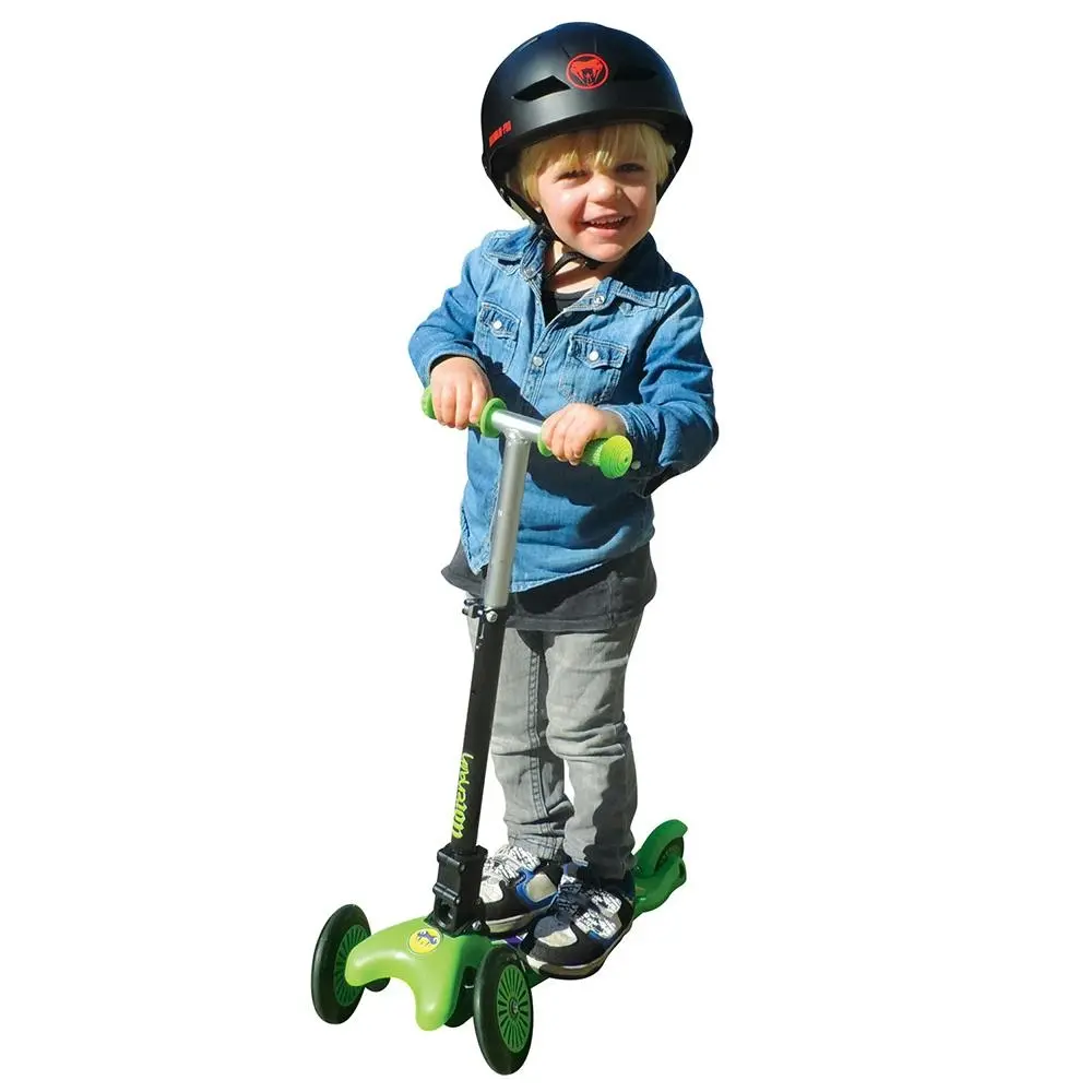Adrenalin Skate Kids Trio Junior Tilt Steer 3 Wheel Lightweight/Foldable Scooter - Sports & Outdoor