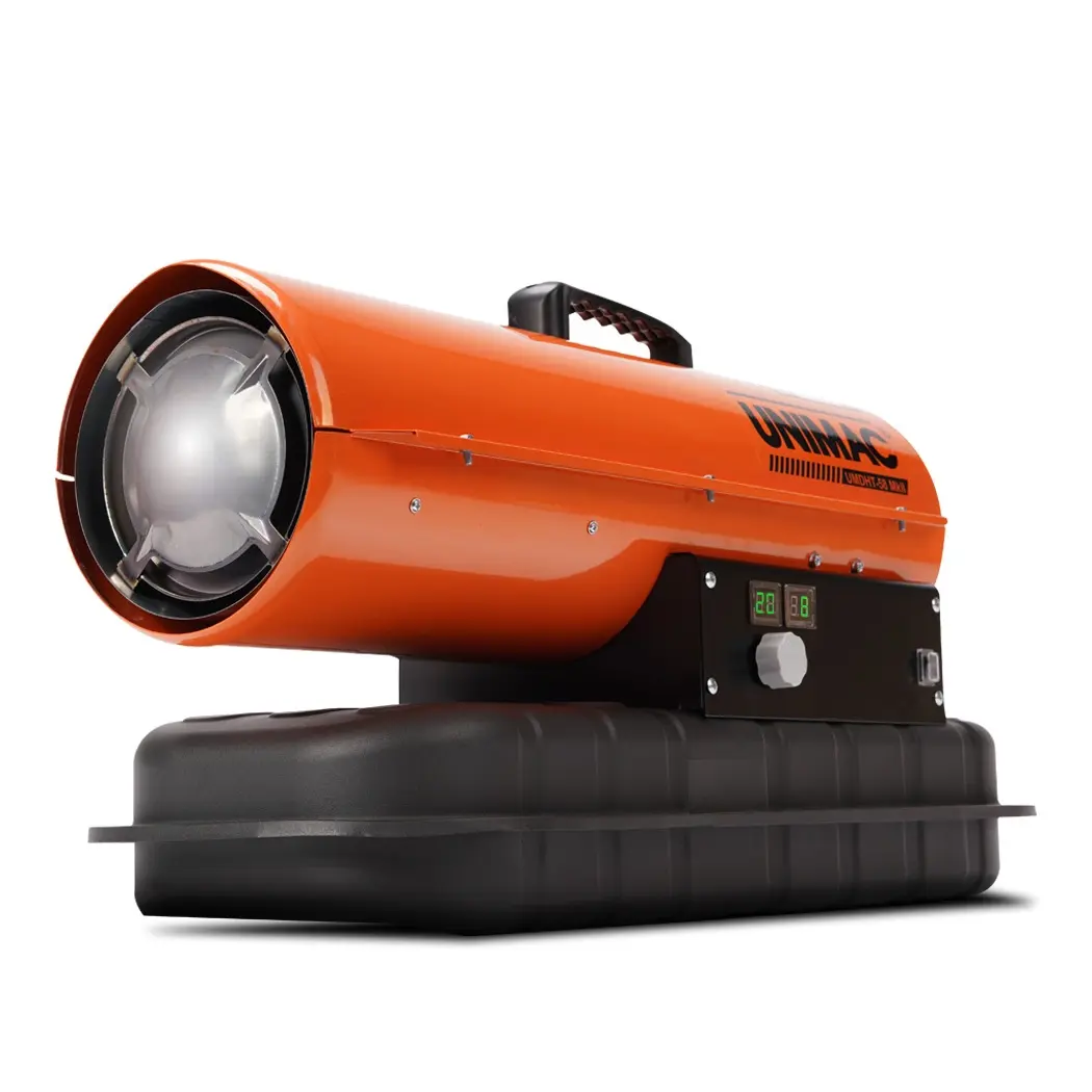 UNIMAC 20KW Portable Industrial Diesel Direct Forced Air Space Heater - Hardware