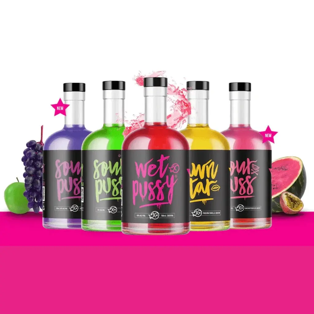 Wet Pussy Mega Pack 700ml - Alcohol