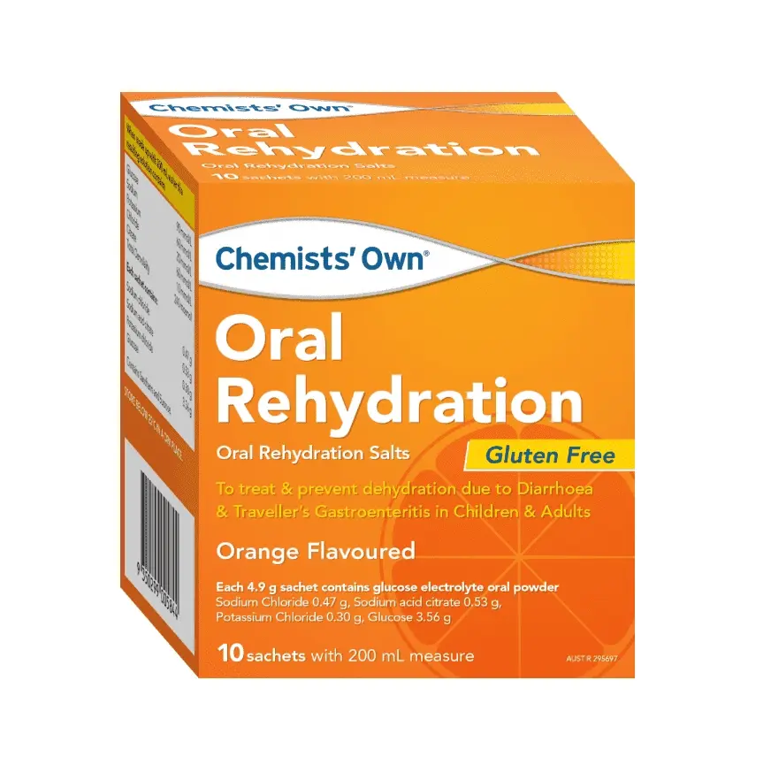 Chemists' Own Oral Rehydration 10 Sachets (Similar to Hydralyte) - Health