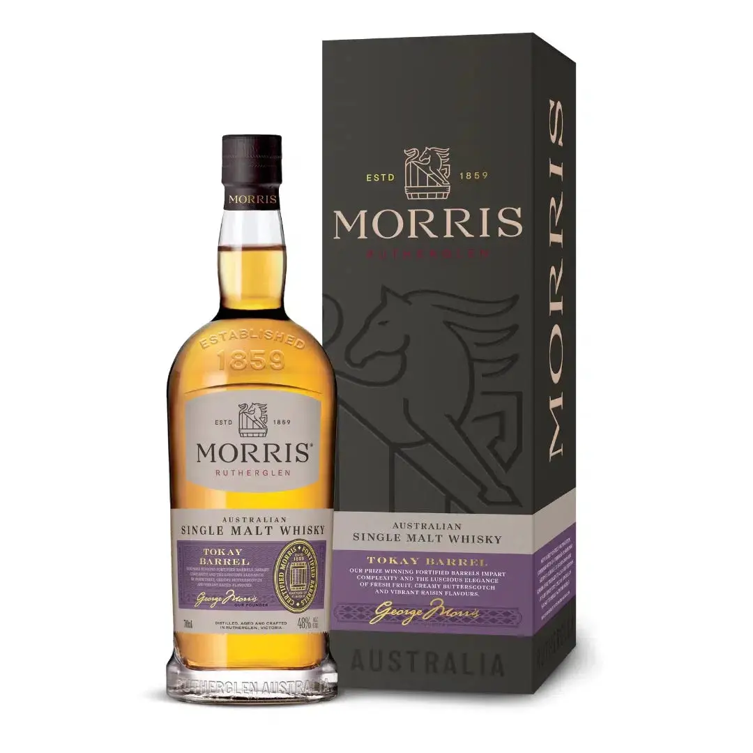 Morris Rutherglen Tokay Barrel Single Malt Australian Whisky 700ml - Alcohol
