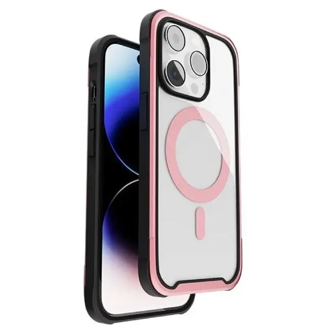 Urban Edge MagSafe Case (Suits iPhone 14 Pro) - Rose Gold