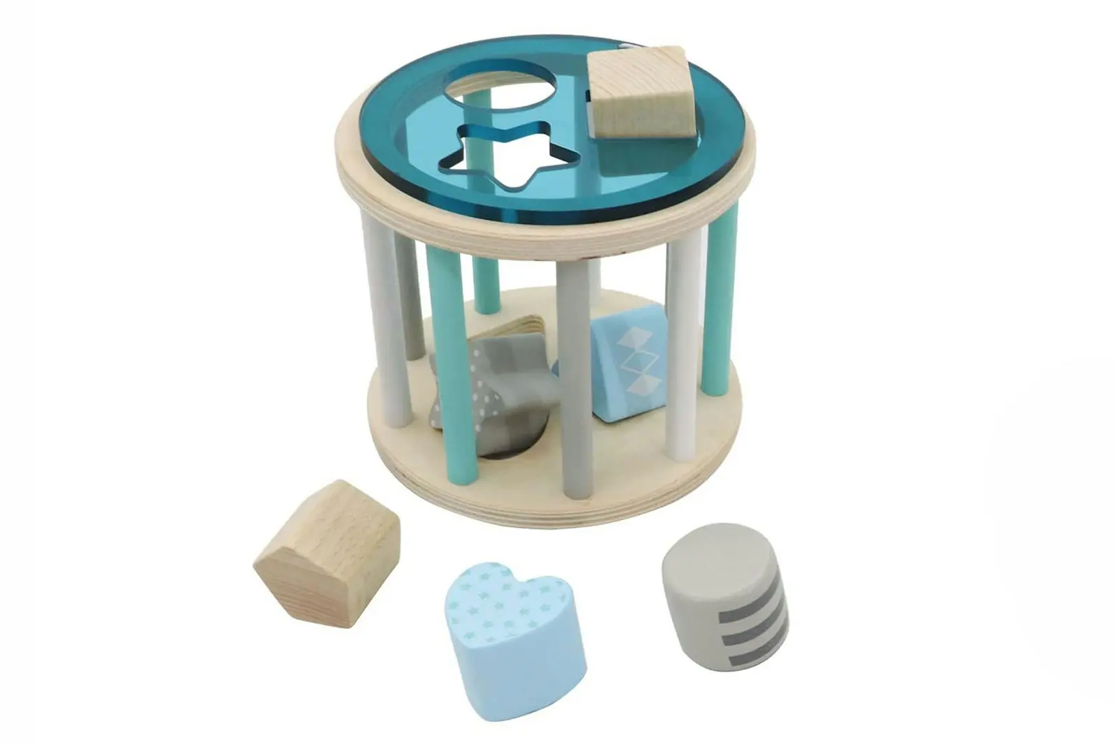Kaper Kidz Calm & Breezy Rolling Shape Sorter Blue Children's/Kids Play Toy 12m+ - Toys & Games