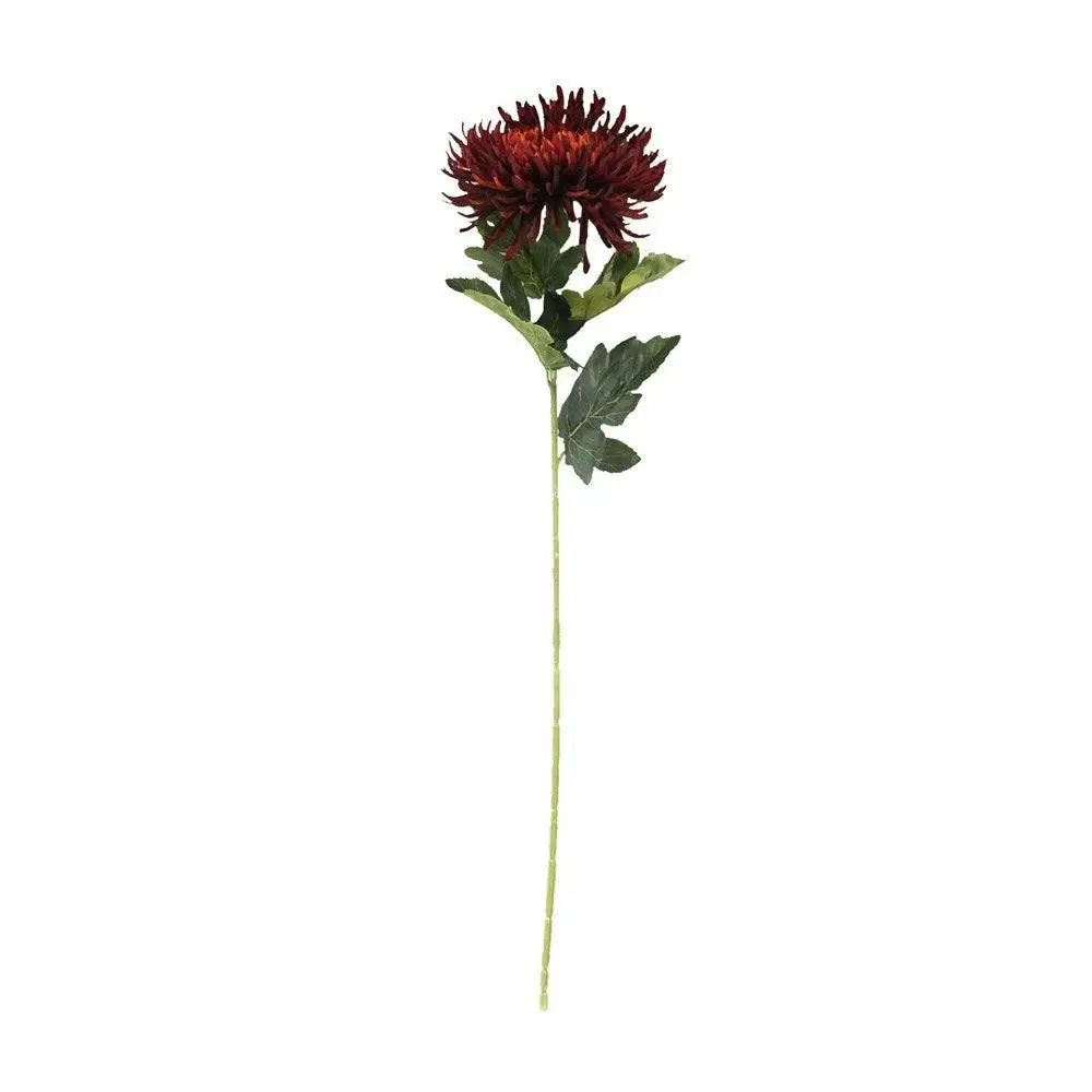 Artificial Spider Mum Stem - Red 75cm