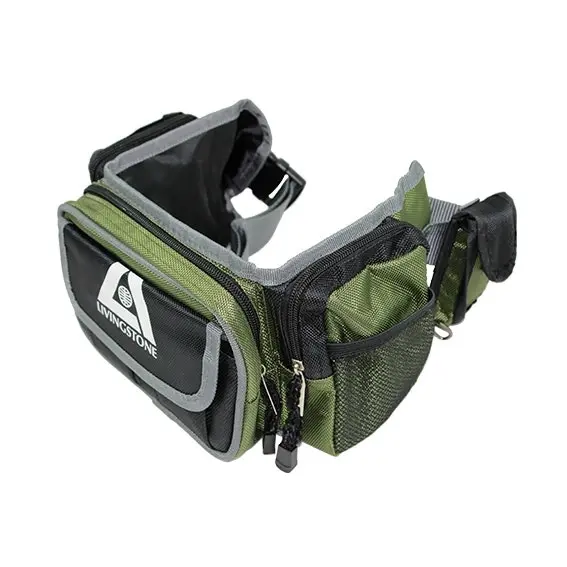 Livingstone Sports Utility Belt Bum Bag 4 Compartments - Health