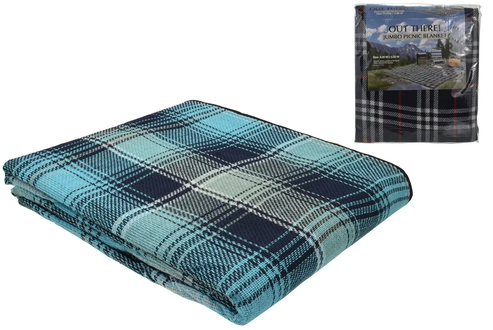 Jumbo Picnic Blanket 3m x 2.2m - Home & Garden
