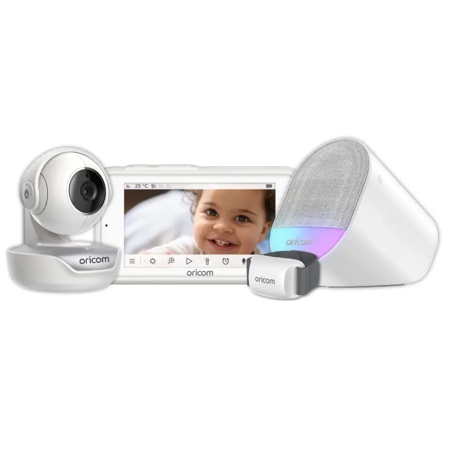 5" Smart HD Touchscreen Video Baby Monitor + GuardianPlus Sleep Tracker - Electronics