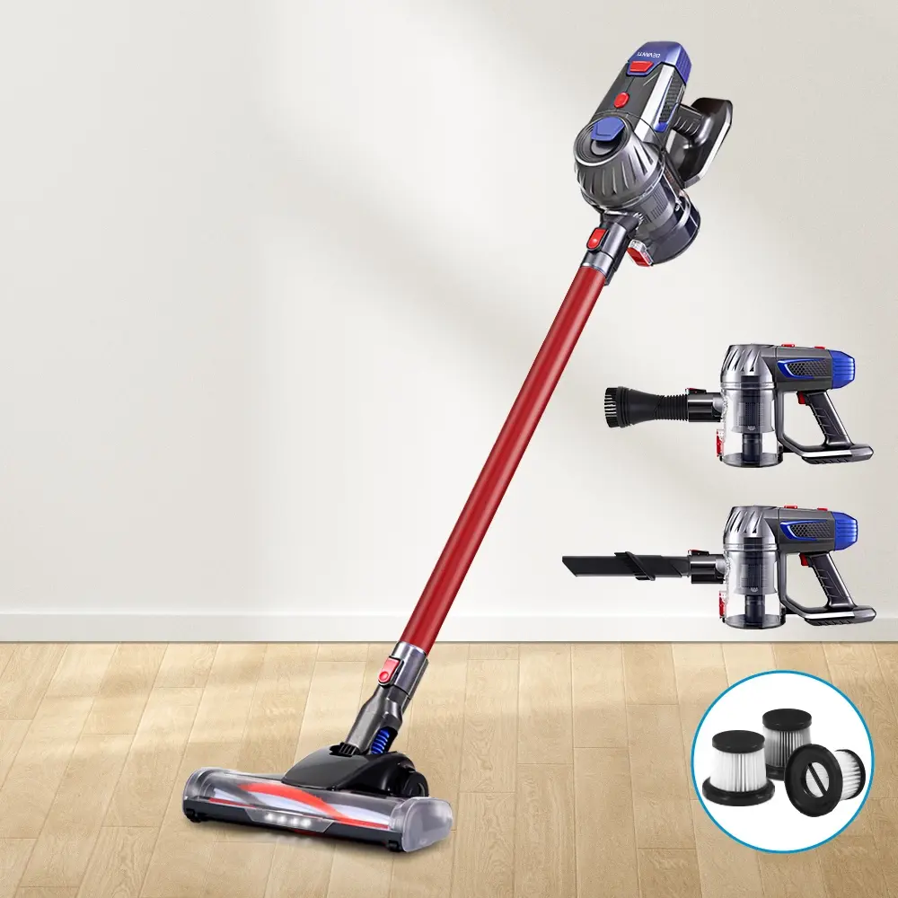 Devanti Stick Vacuum Cleaner HEPA Filter Red 150W - Up to 65% off Vacuums and Robot Vacuums