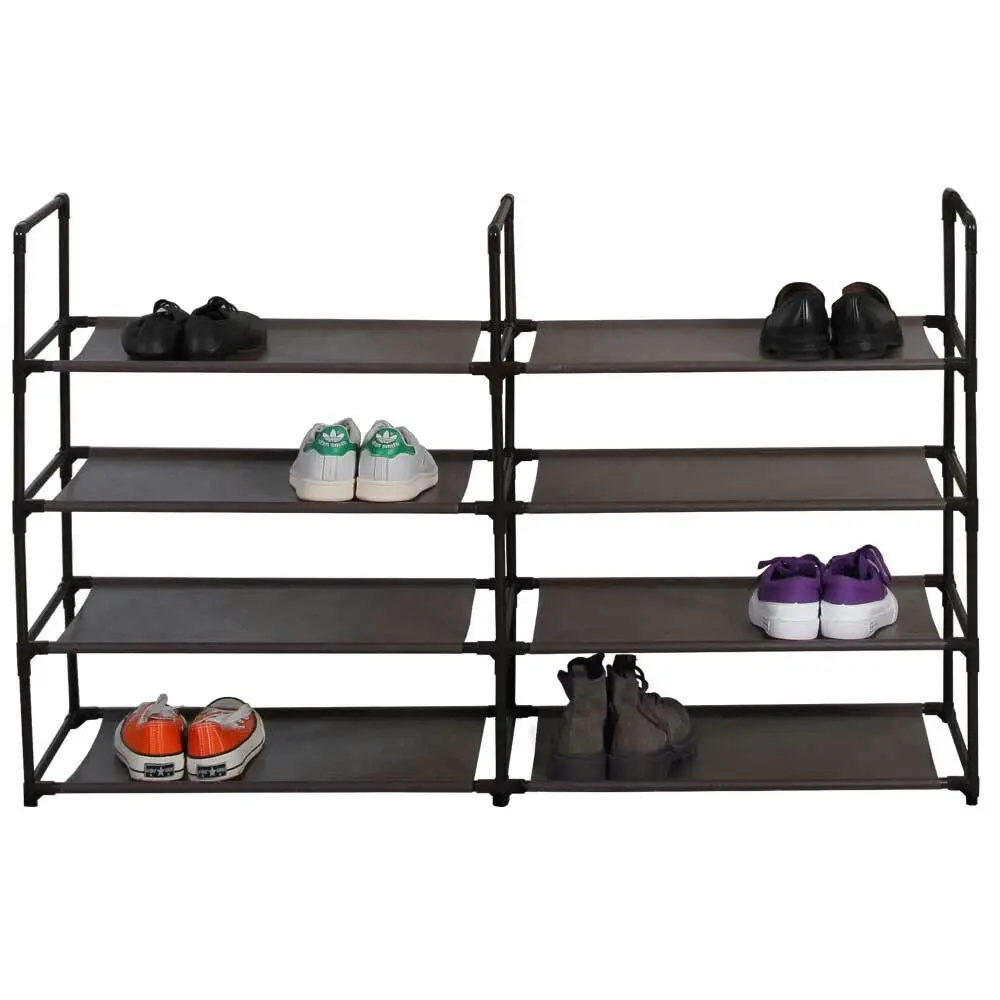Boxsweden Durable 8 Tier Stackable Standing Shoe Home Organiser/Racks/Storage - Home & Garden