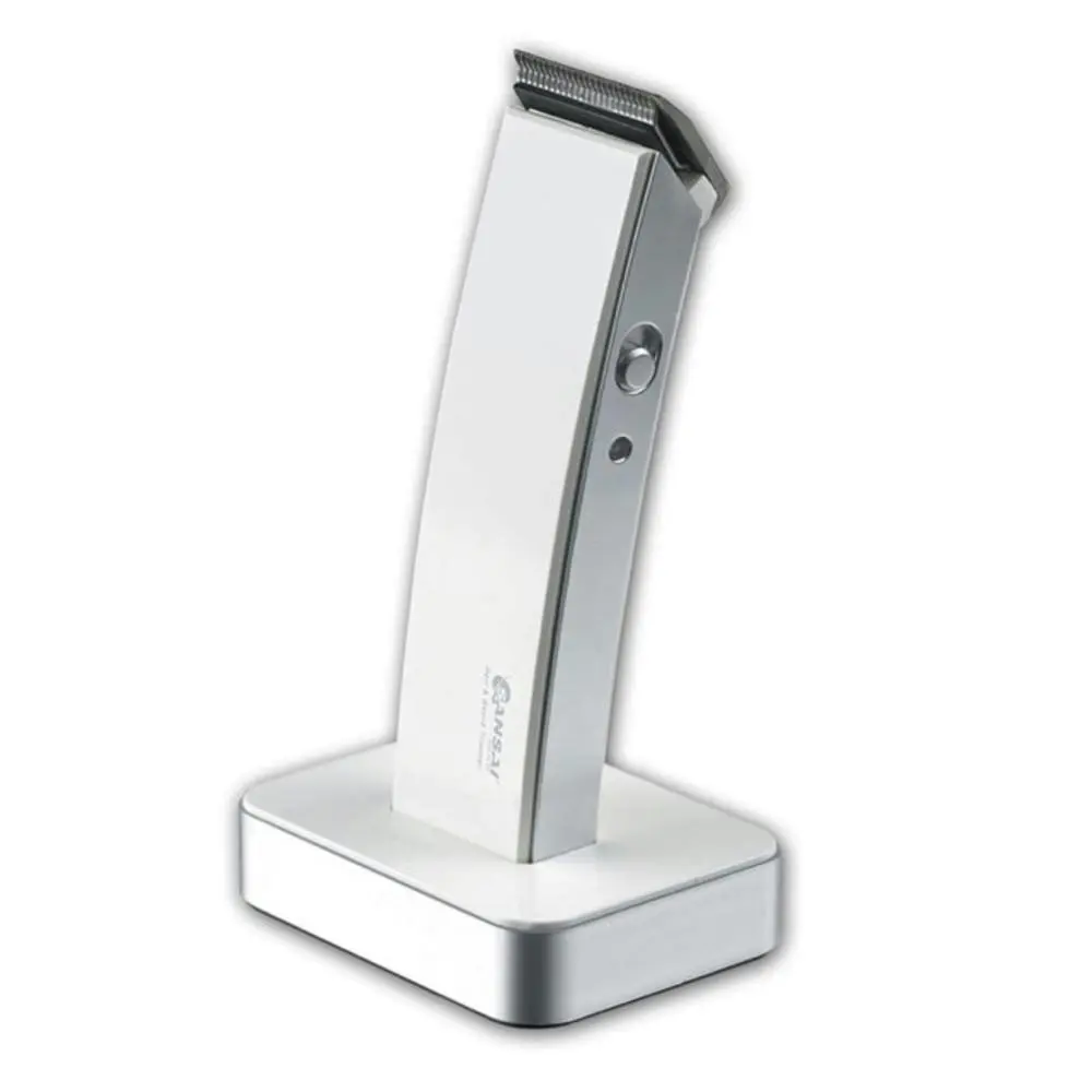 Sansai White Rechargeable/Cordless Professional Hair/Beard Trimmer w/ Comb/Brush - Beauty