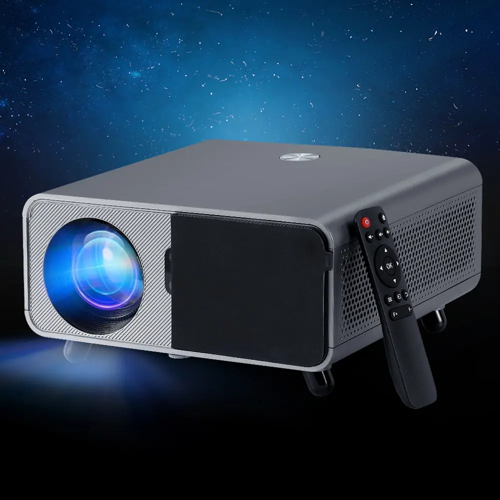 Devanti Portable Wifi Video Projector 4K 2.4G/5G Home Theater HDMI 1080P - Electronics