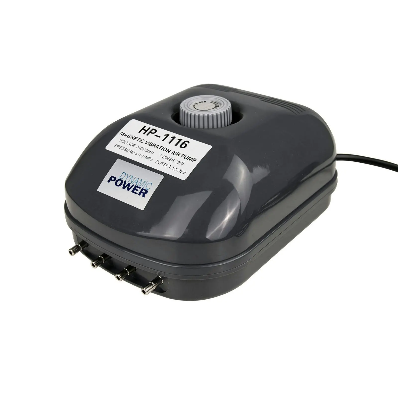 4 Outlet 360L/H 13W Aquarium Air Pump - Pets