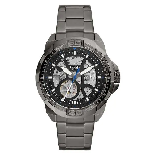 Fossil Bronson Automatic Smoke Stainless Steel Watch (ME3218) - Up to 75% off Designer Watches